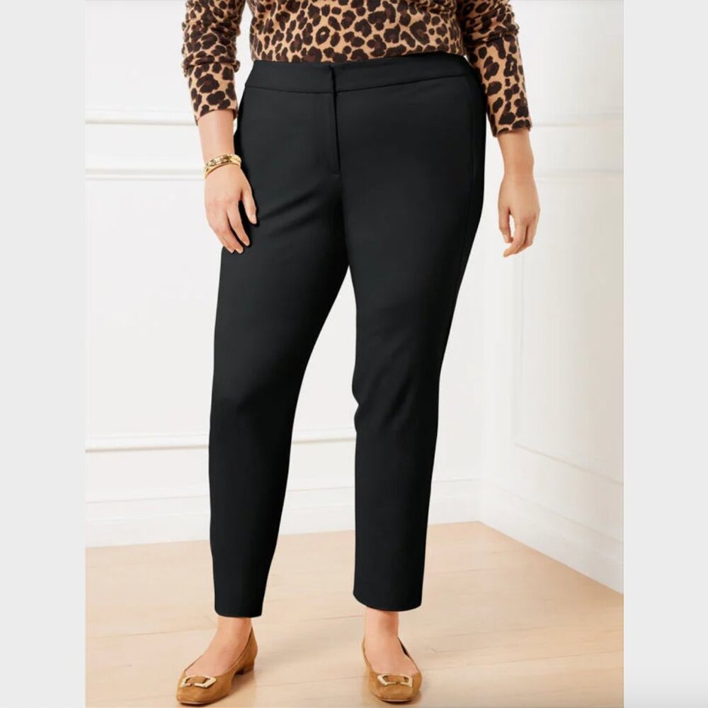 Talbots NWT Chatham Ankle Pant in Black - 22W